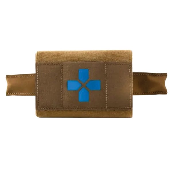 Blue Force Gear Micro TKN Pro Supplies Belt Mount Complete Trauma Kit, Coyote Brown - Blue Force Gear
