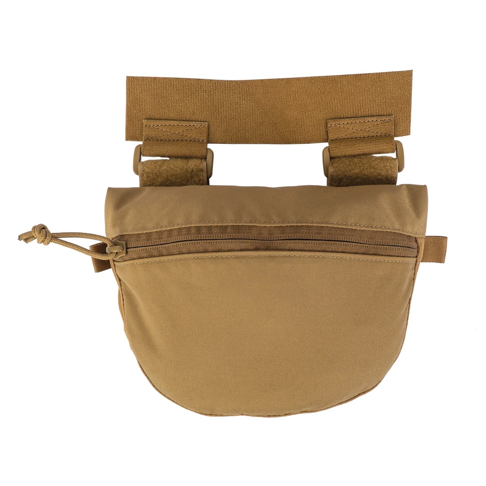Grey Ghost Gear GHP Plate Carrier Lower Accessory Pouch, Coyote Brown - Grey Ghost Gear