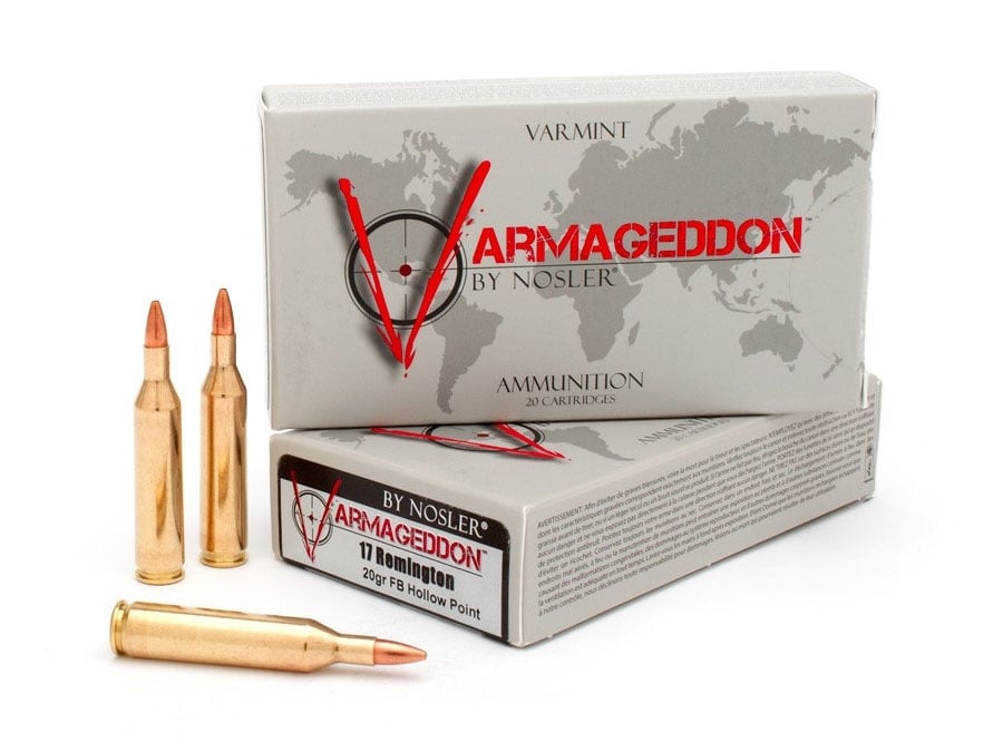 Nosler Varmageddon 221 Rem Fireball 40 grain FBHP Rifle Ammo, 20/Box - 65120 - Nosler