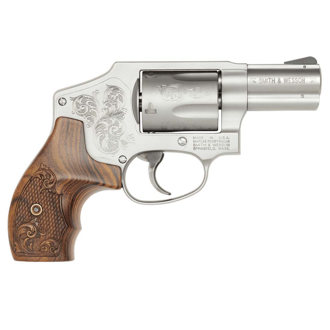 Smith & Wesson Model 640/J-Frame .357 Magnum Revolver 2.13" 5rds, Silver - Smith & Wesson
