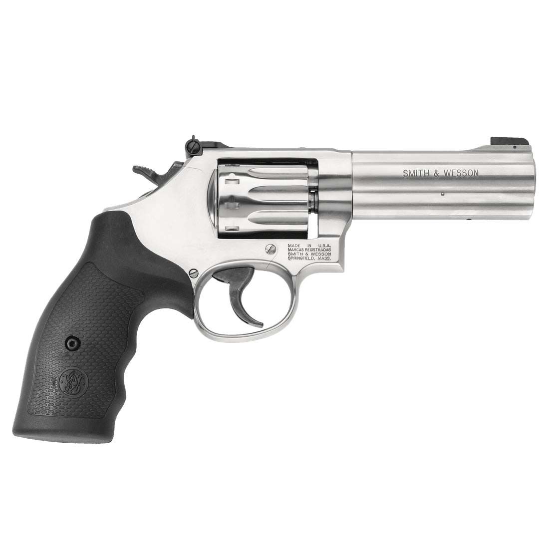 Smith & Wesson Model 617/K-Frame .22LR Revolver 4.13" 10rds, Silver - Smith & Wesson