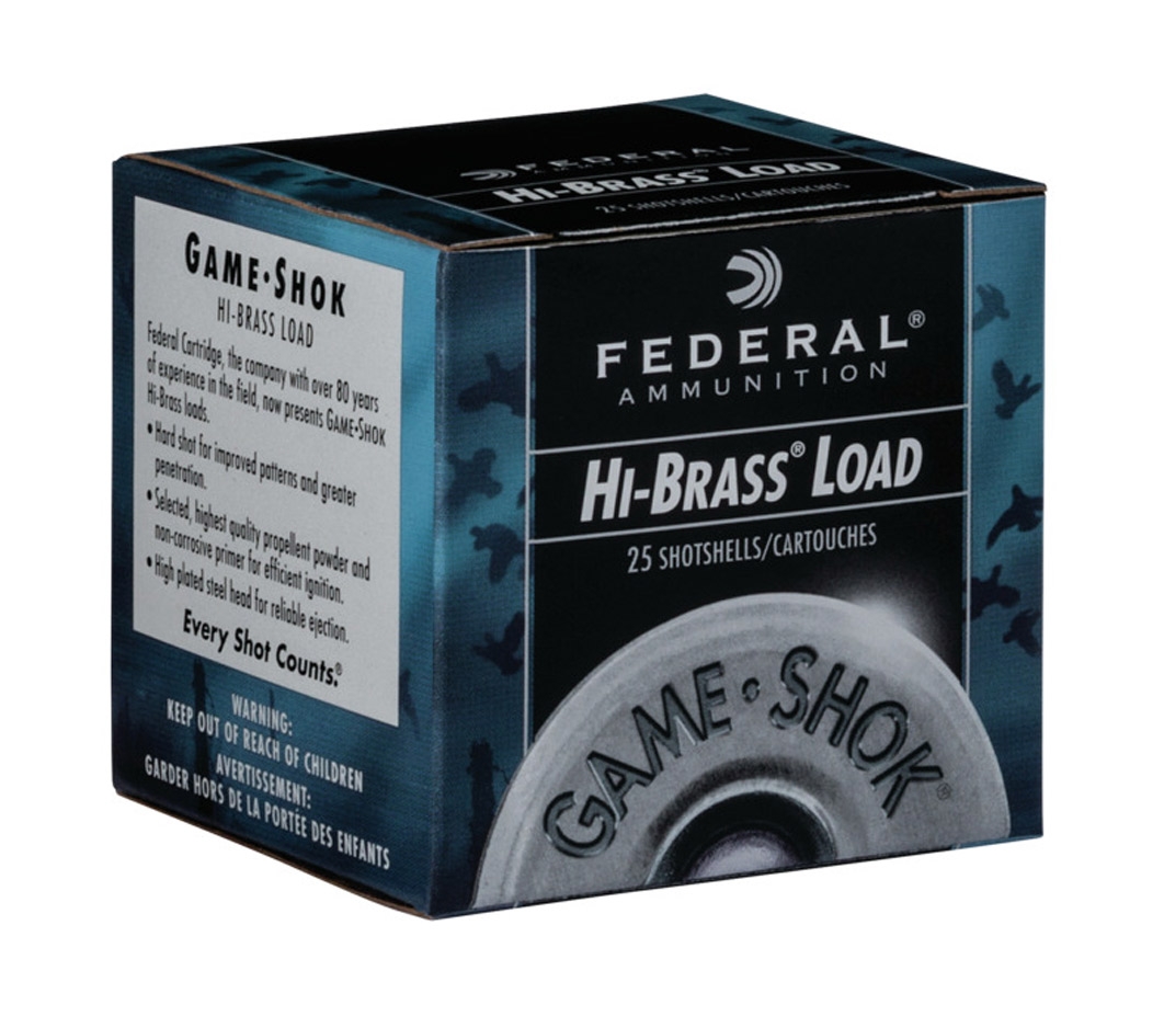 Federal .410 Bore 3"2/3 oz. #6 Game-Shok Upland Hi-Brass 25 Shotshells  - H413 6
