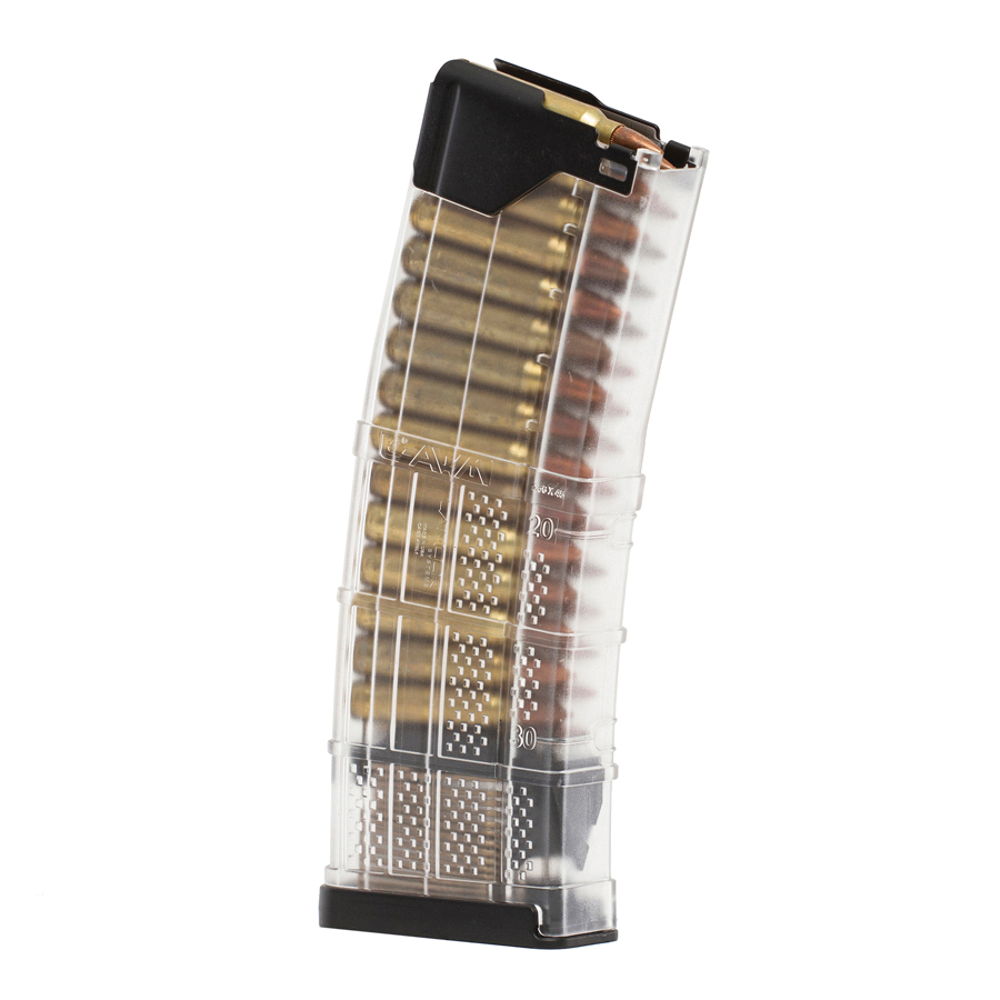 Lancer L5 Advanced Warfighter Magazine - 30rd, Translucent, Clear 999-000-2320-31 - Lancer Systems