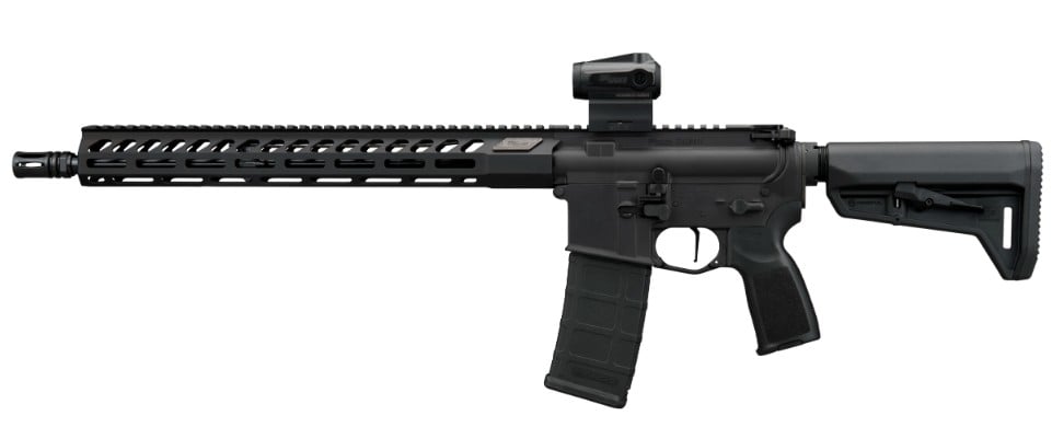 Sig Sauer M400 Forge 16" 5.56 NATO 30rd AR Rifle w/ ROMEO-MSR Gen II Red Dot, Black - Sig Sauer