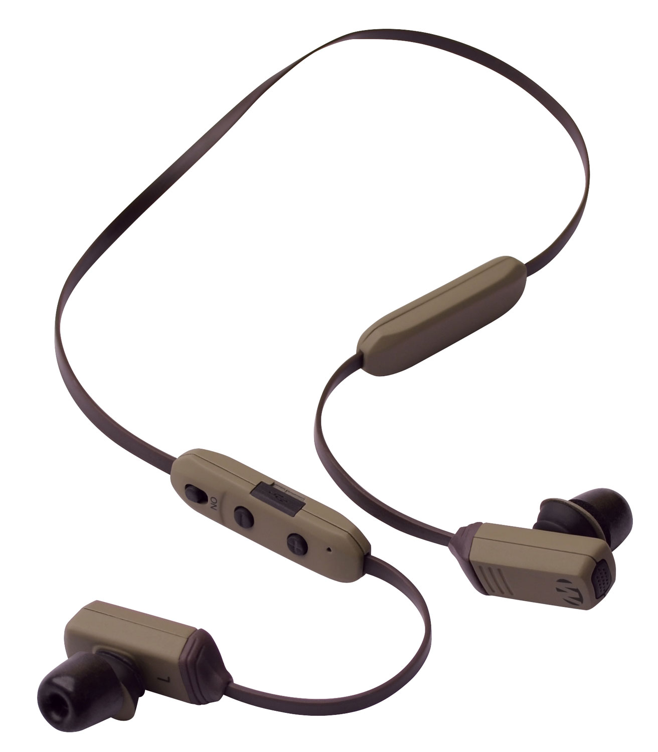 Walkers Game Ear 29 dB Electronic Rope Hearing Enhancer, Black/Gray - GWP-RPHE - Walkers Game Ear