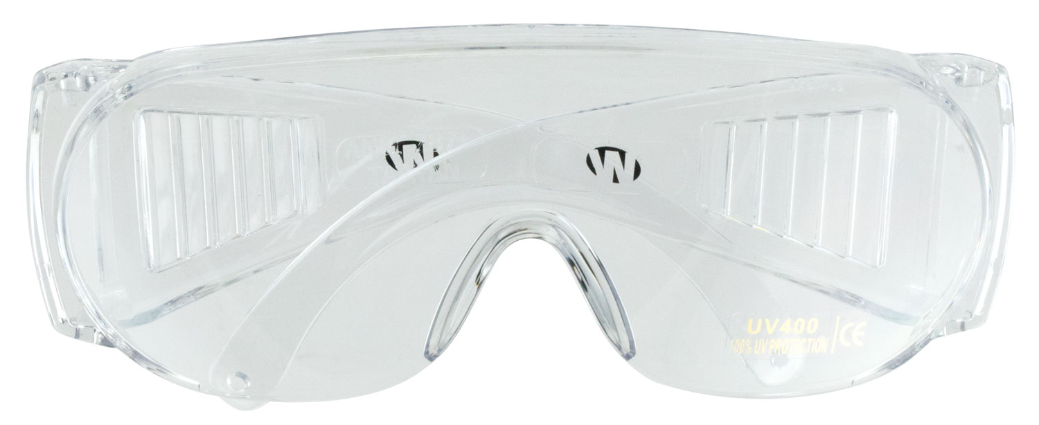 Walkers Game Ear Full Coverage Wraparound Glasses, Clear Lens - GWP-FCSGL-CLR - Walkers Game Ear