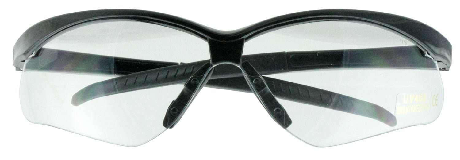 Walkers Game Ear Crosshair Half Frame Anti-Fog Glasses, Clear Lens - GWP-SGL-CLR