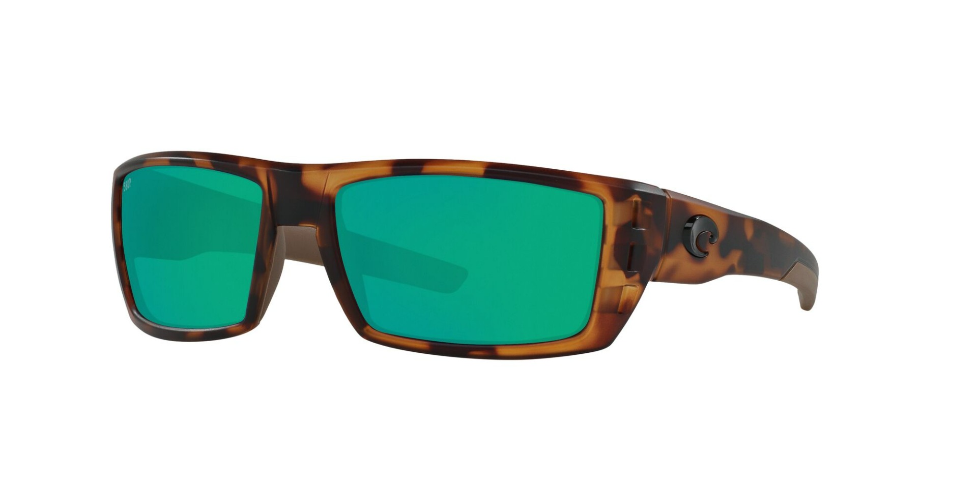 Costa Rafeal 580P Polarized Sunglasses, Tortoise Frame w/ Green Mirror Lenses - Costa
