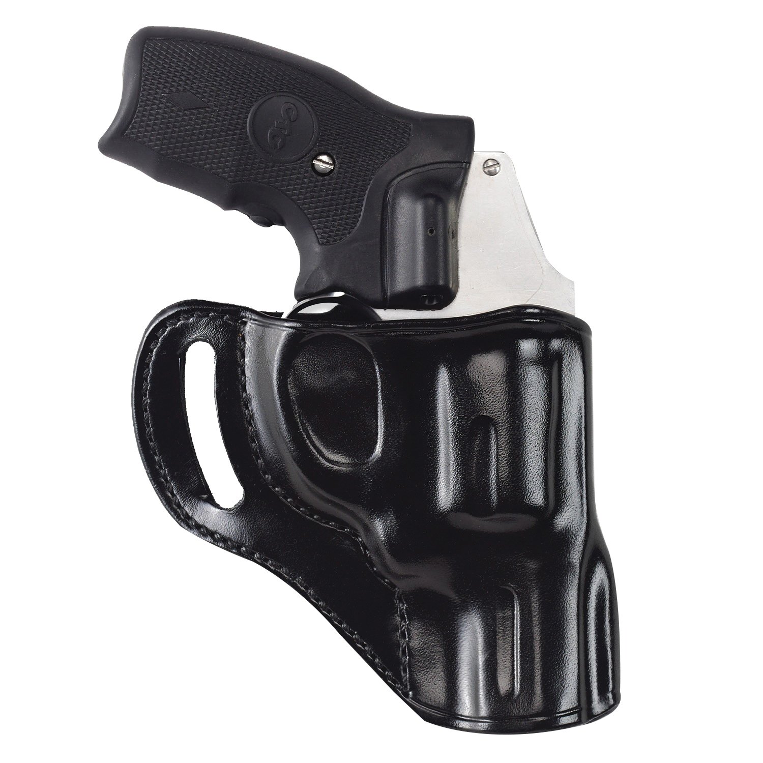 Galco Hornet S&W J Frame Leather OWB Holster Right, Black - HT158B - Galco