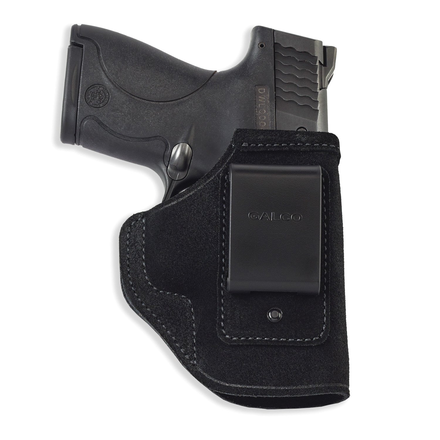 Galco Stow-N-Go S&W M&P Shield EZ380 Leather IWB Holster Right, Black - STO858B