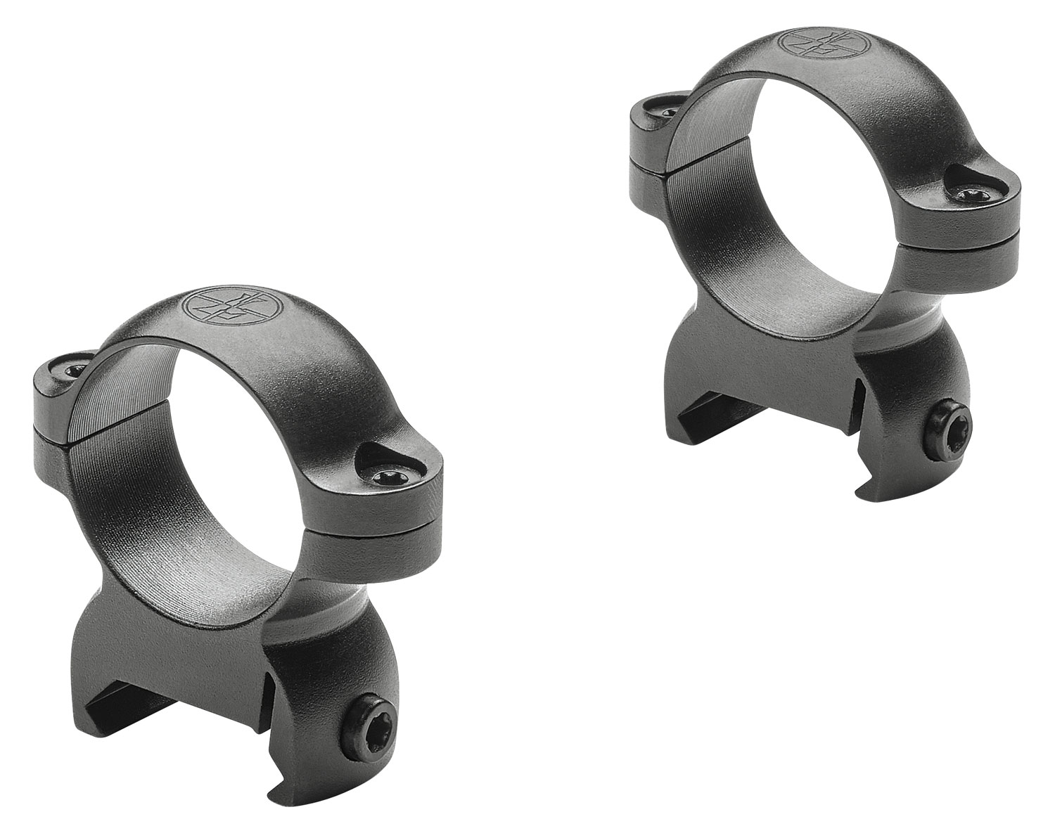 Leupold 1 inch Medium Strike Forged Steel Durable Scope Ring, Matte Black - 120974 - Leupold