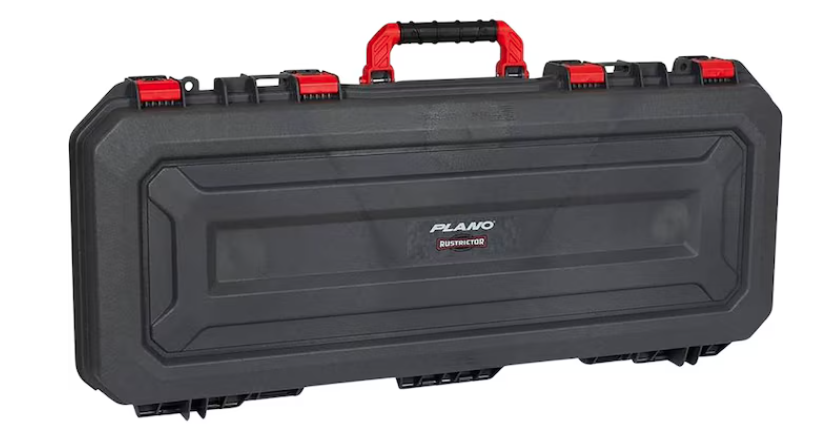 Plano Rustrictor All Weather 36" Rifle Case, Gray/Red