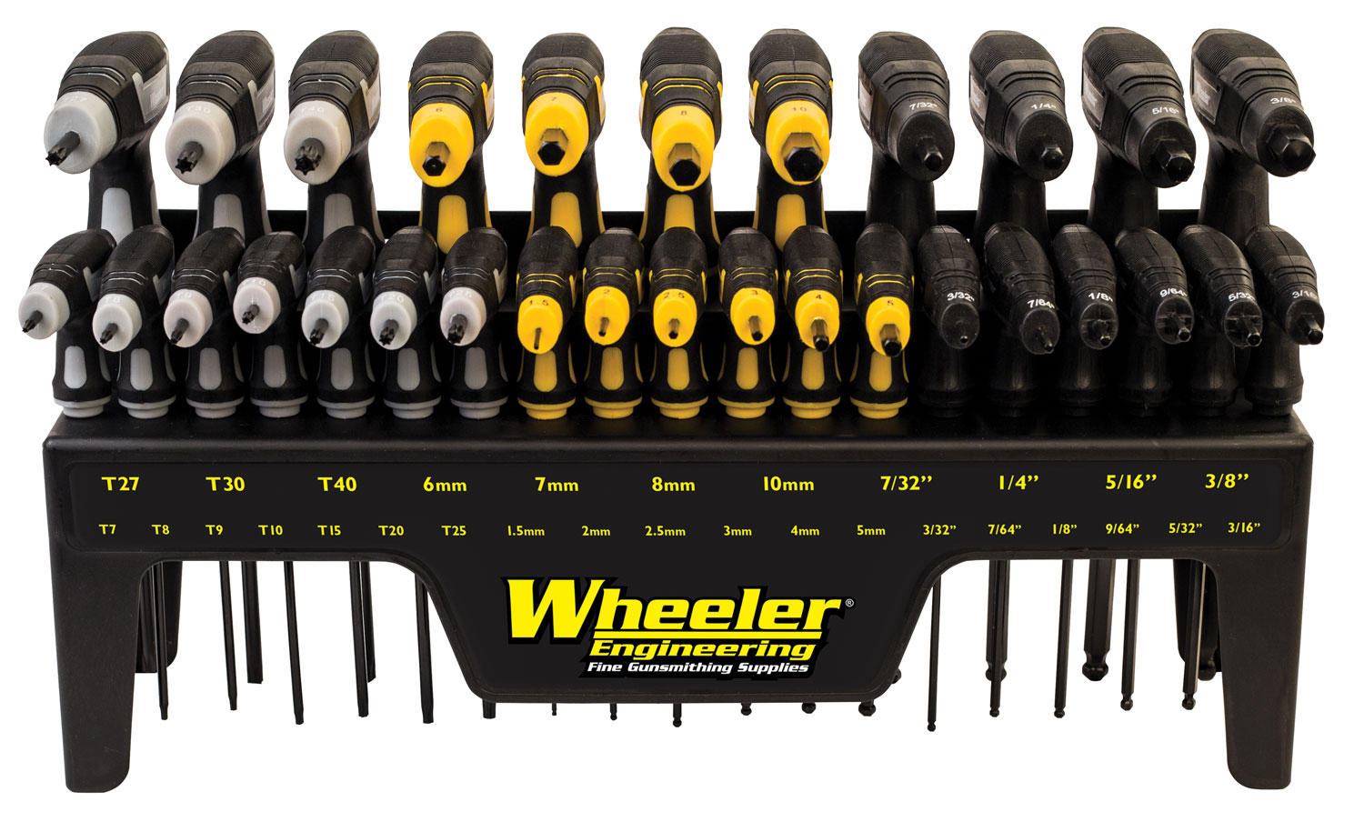 Wheeler 30-Piece Hex and Torx P-Handle Set - 1081957 - Battenfeld