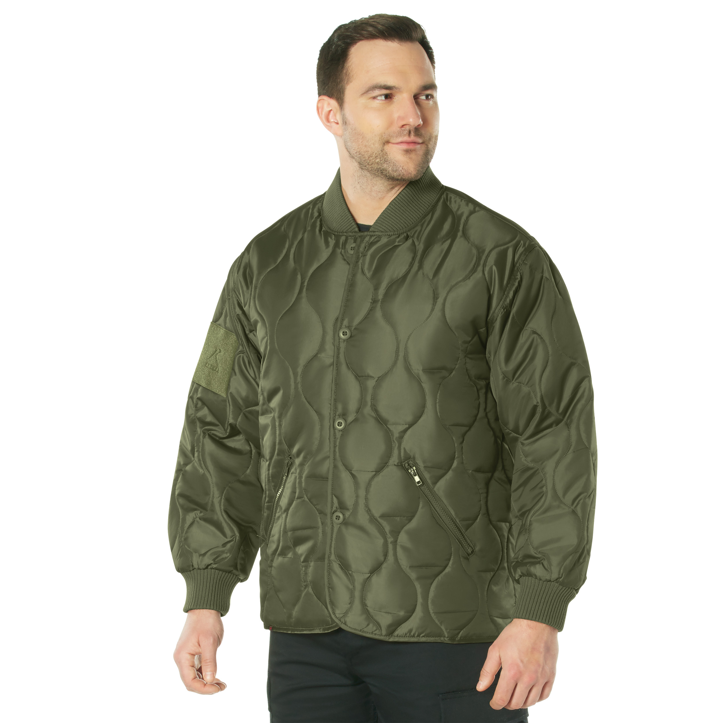 Rothco Rothco Quilted Woobie Jacket - Olive Drab, Small