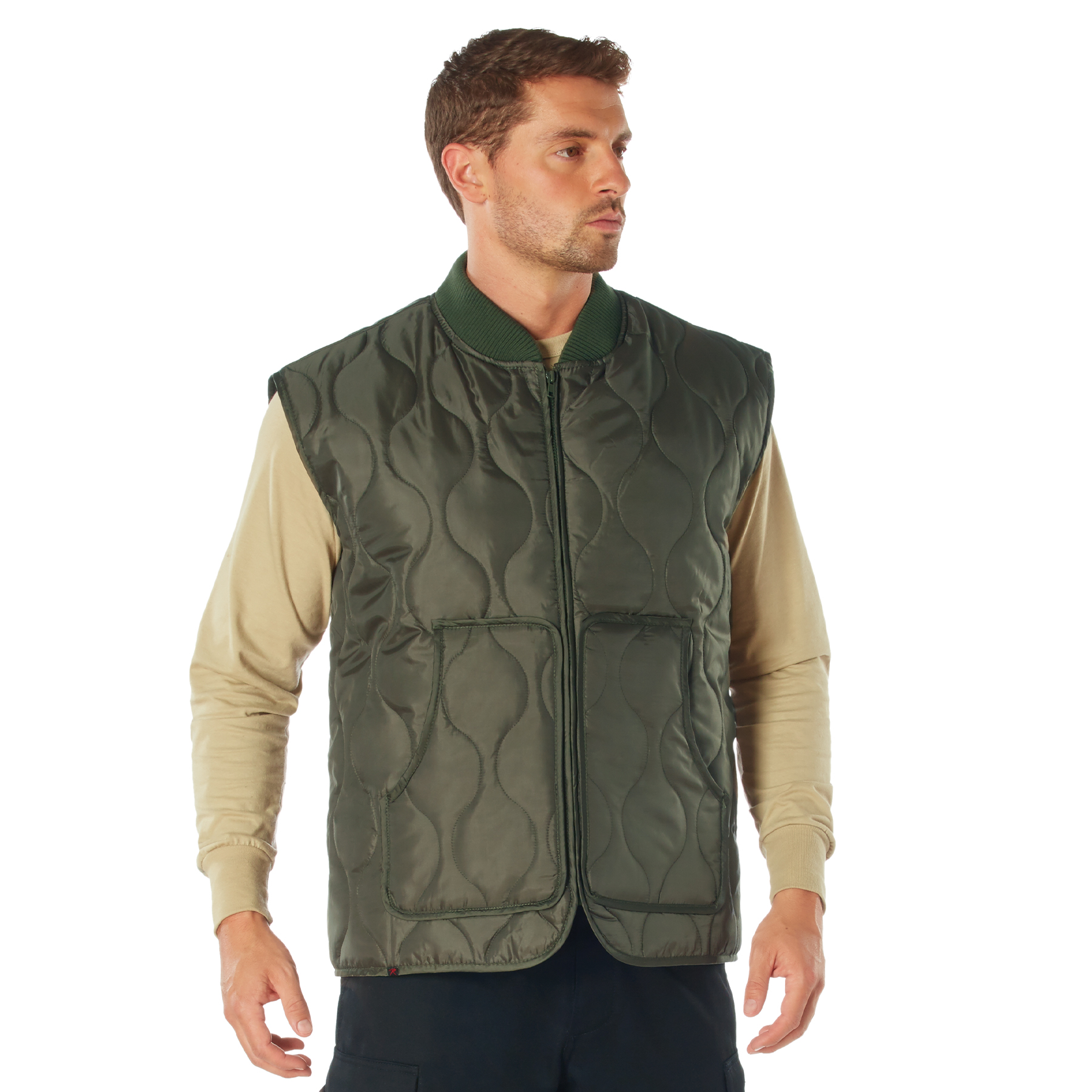 Rothco Rothco Quilted Woobie Vest - Olive Drab, Medium