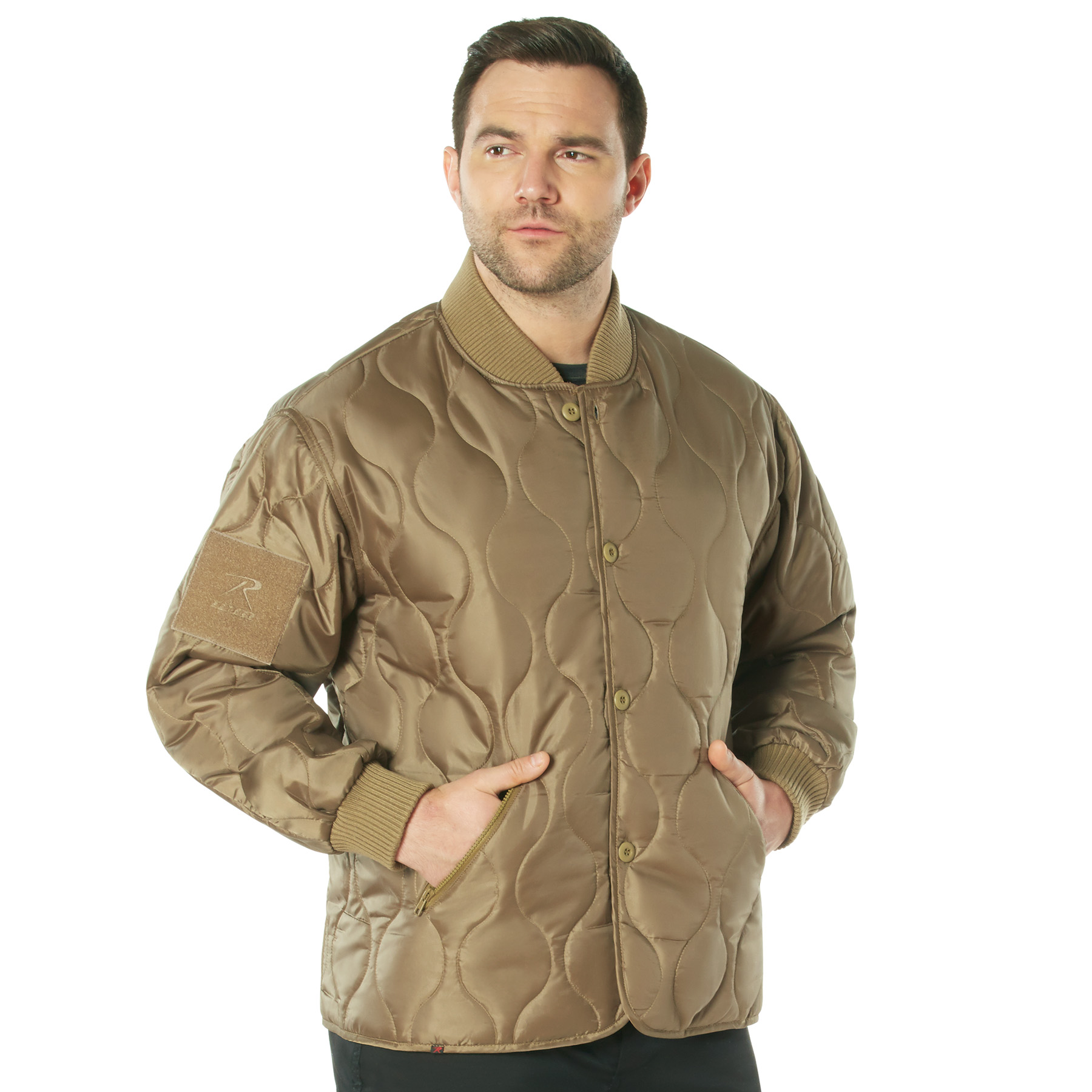 Rothco Rothco Quilted Woobie Jacket - Coyote Brown, Medium