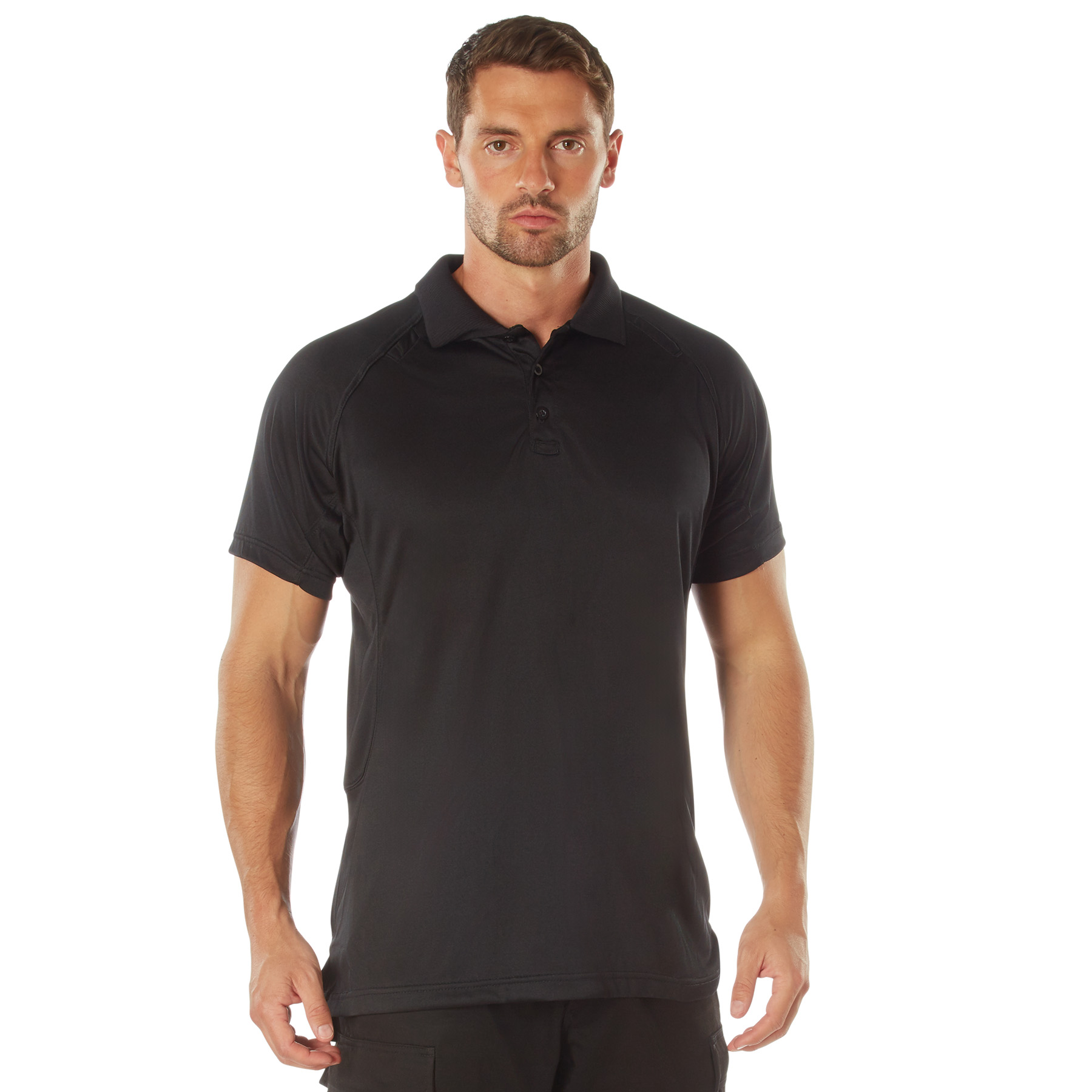 Rothco Rothco On Duty Performance Polo - Black, Medium