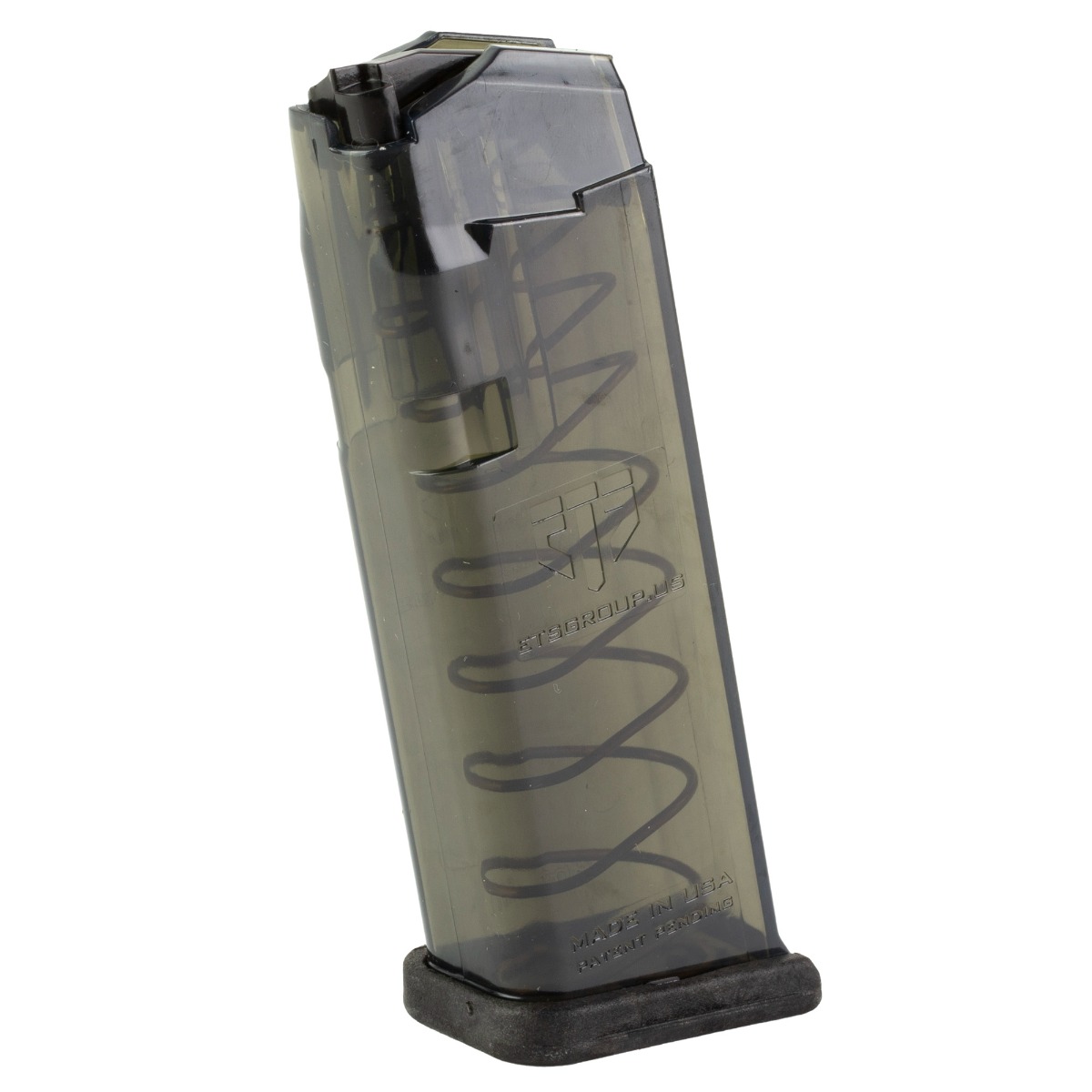 ETS Glock 9mm 15rd Magazine, Carbon Smoke - SMK-GLK-19 - Ets