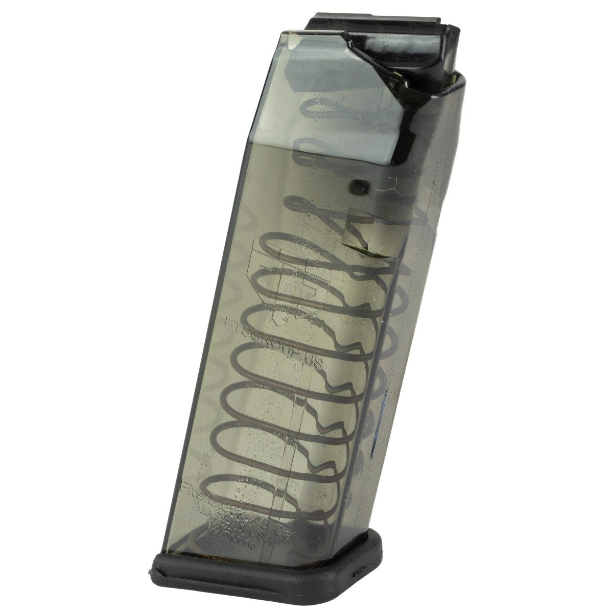 ETS .45 ACP 13rd Glock Magazine, Carbon Smoke - SMK-GLK-21 - Ets