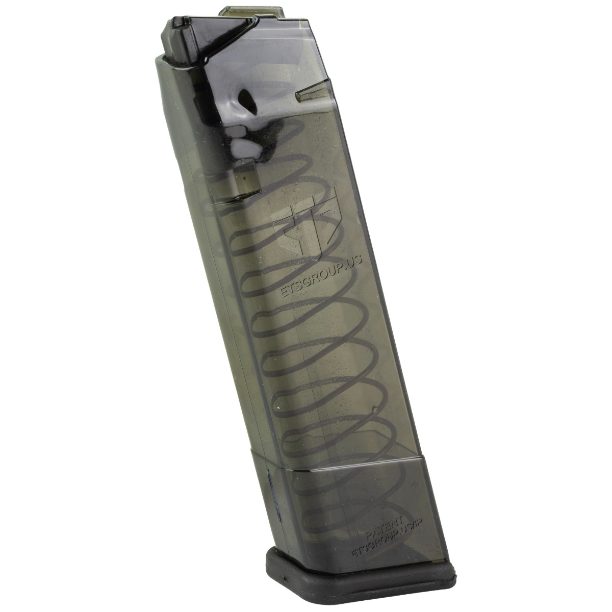 ETS .45 ACP 18rd Glock Magazine, Carbon Smoke - SMK-GLK-21-18 - Ets