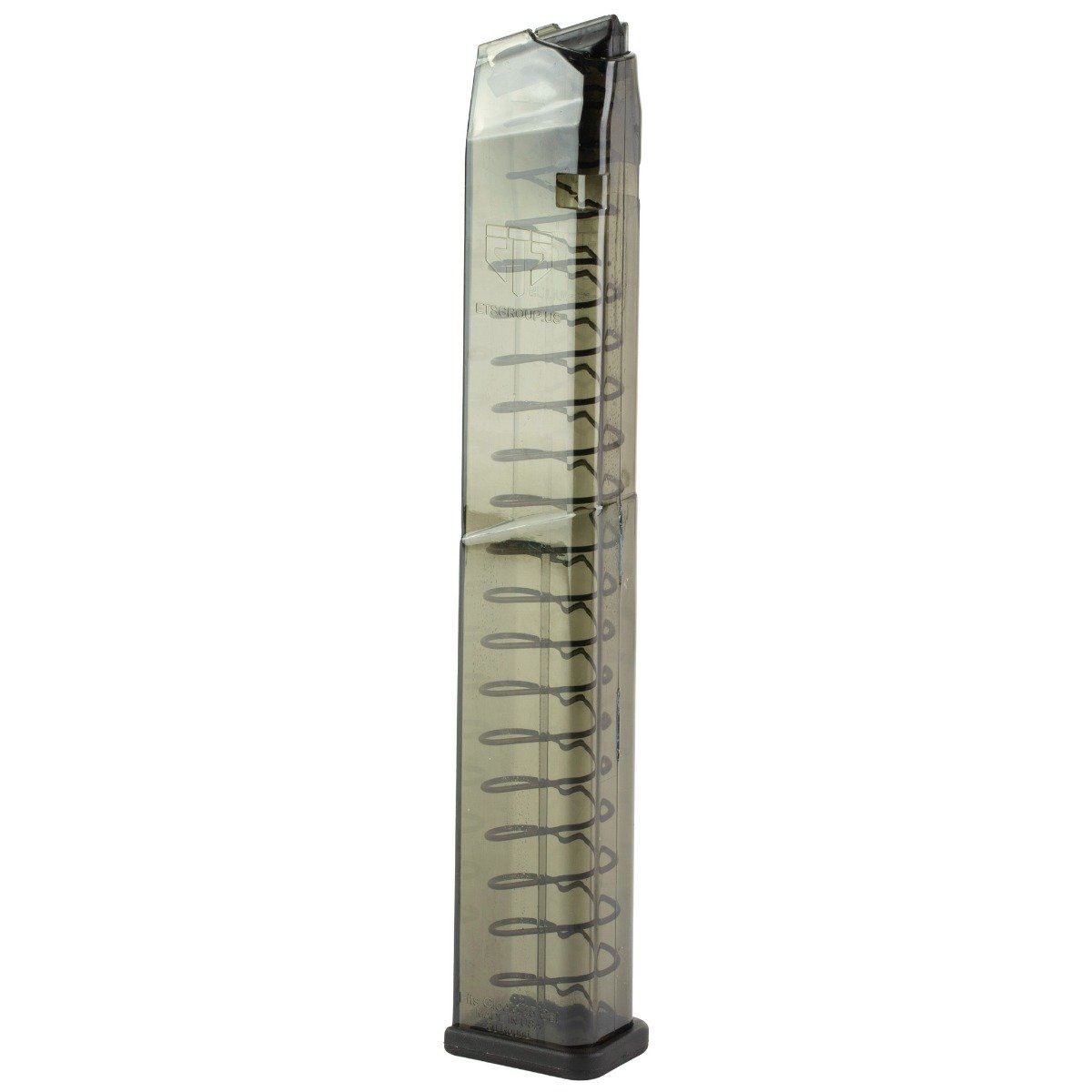 ETS .45 ACP 30rd Glock Magazine, Carbon Smoke - SMK-GLK-21-30 - Ets