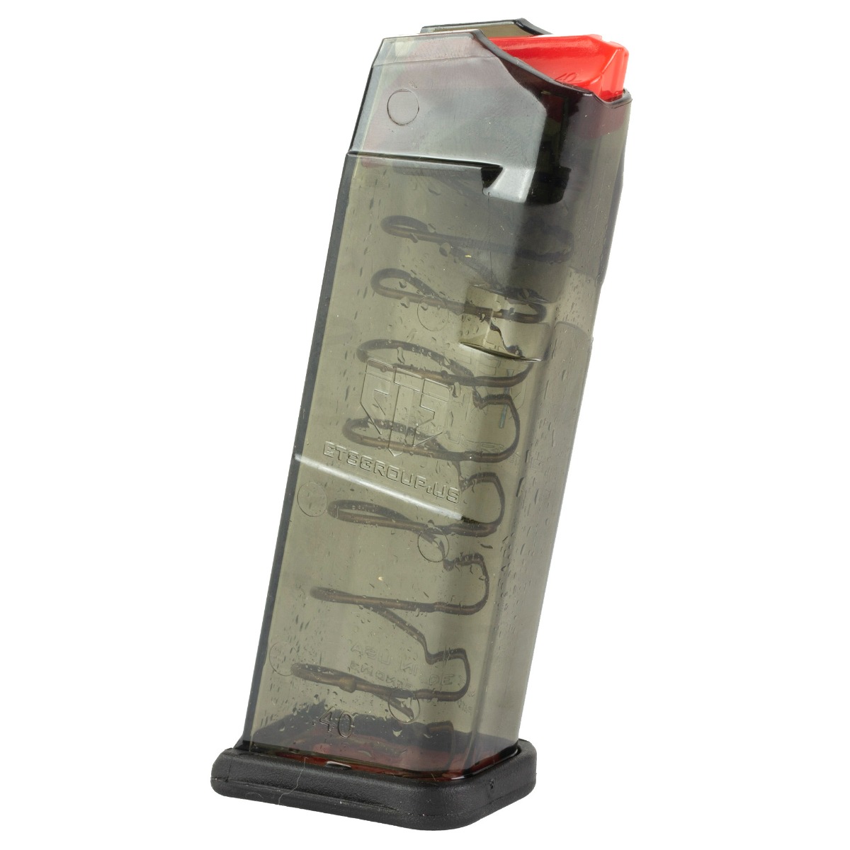 ETS .40 S&W 13rd Glock Magazine, Carbon Smoke - SMK-GLK-23