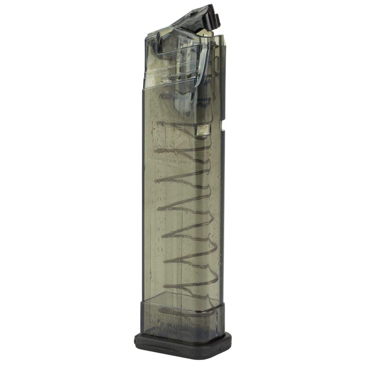 ETS 9mm 21rd Sig Sauer 320 Magazine, Carbon Smoke - SMK-SG9-320-21 - Ets