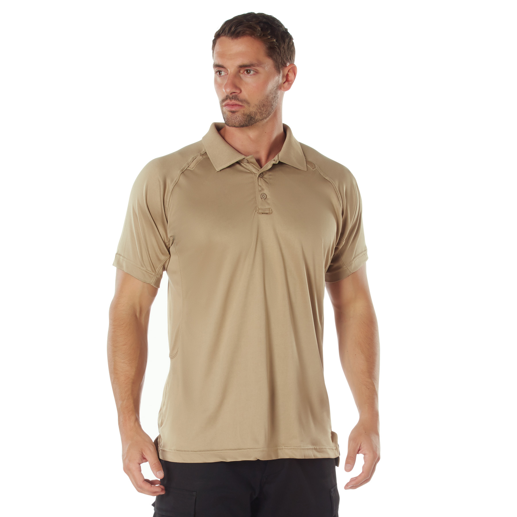 Rothco Rothco On Duty Performance Polo - Tan, Medium