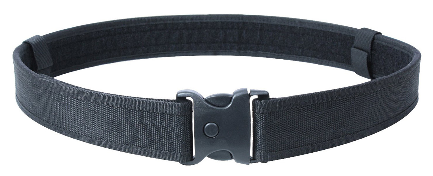 Rothco Deluxe Triple Retention Duty Belt - Black, Waist Size 52 - 56