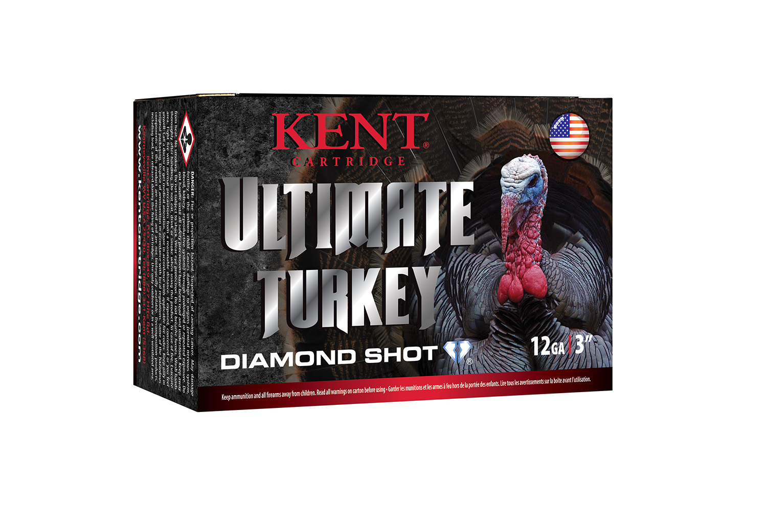 Kent 12ga Ultimate Turkey 3in #4 1 3/4-4-1 3/4 OZ-C123TK50-4