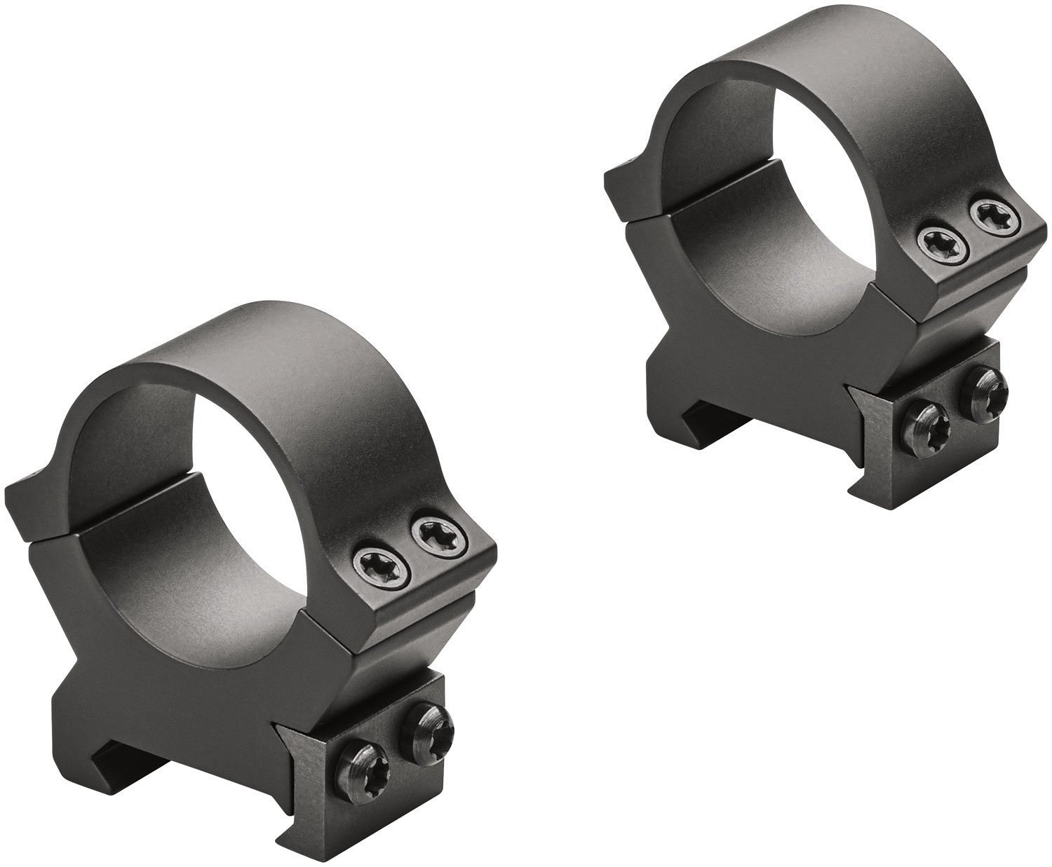 Leupold PRW2 1 inch Low Steel Scope Rings, Matte Black - 174079 - Leupold