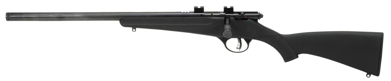Savage Arms Rascal FLV-SR .22LR 16.13" 1rd Bolt Action Rimfire Rifle, Black - 13841 - Savage Arms