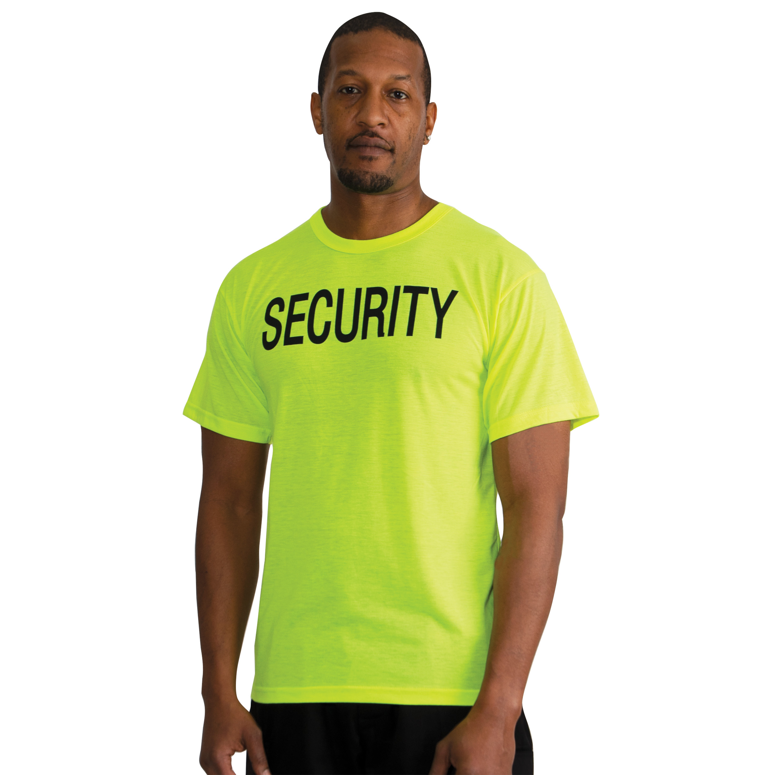 Rothco Rothco 2-Sided Security T-Shirt - Safety Green, Medium
