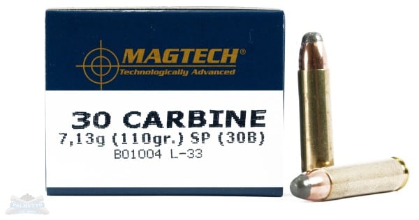 Magtech 30 Carbine 110gr SP Ammunition 50rds - 30B - Magtech