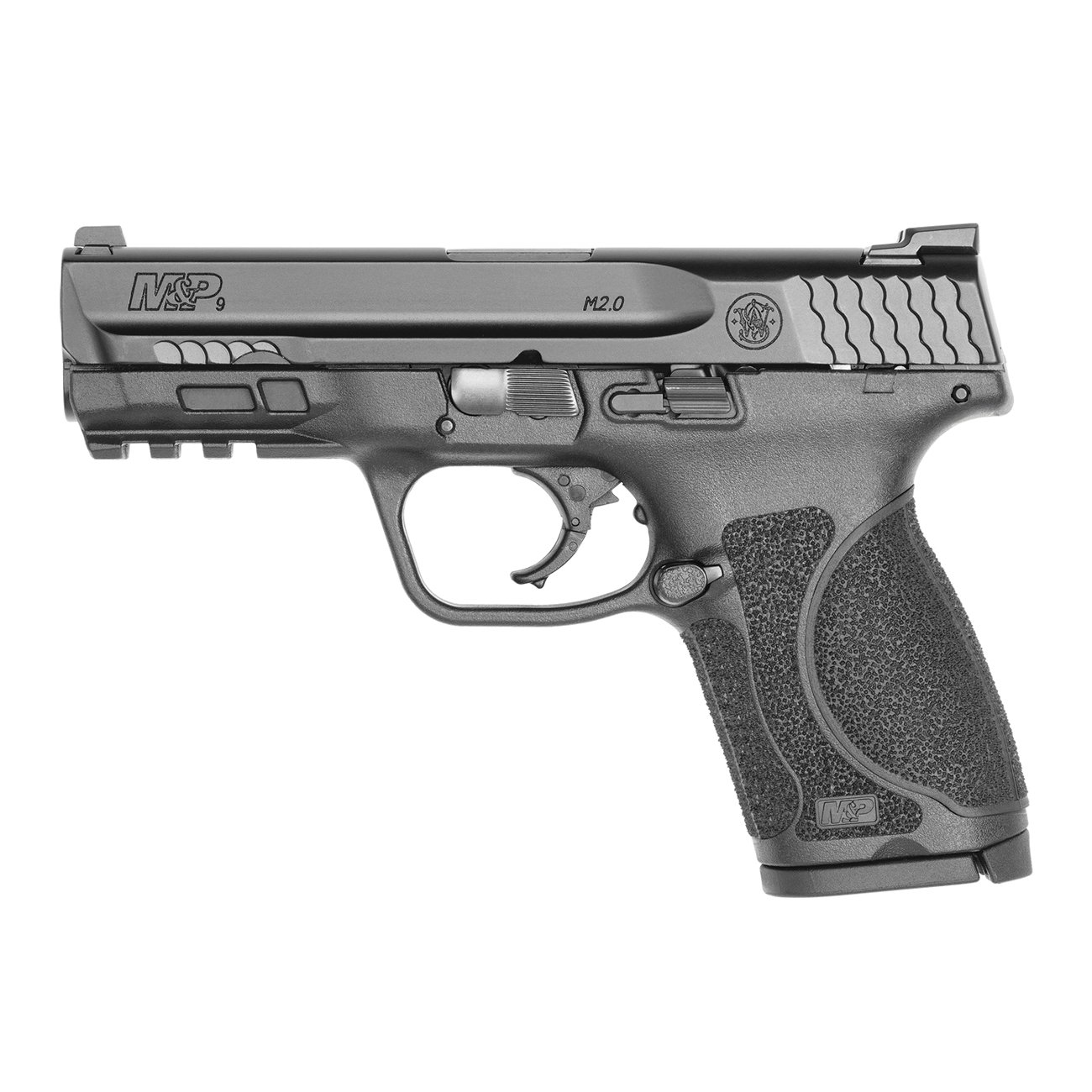 Smith & Wesson M&P M2.0 9mm 4" 10+1rds, Matte Black - 12466 - Smith & Wesson