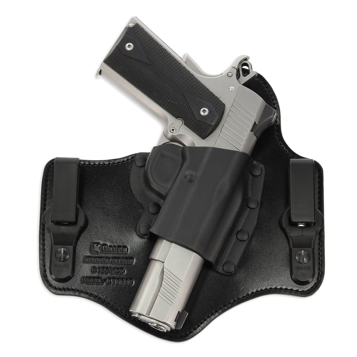 Galco KingTuk Deluxe Sig P365X Kydex/Leather IWB Holster Right, Black - KT870RB