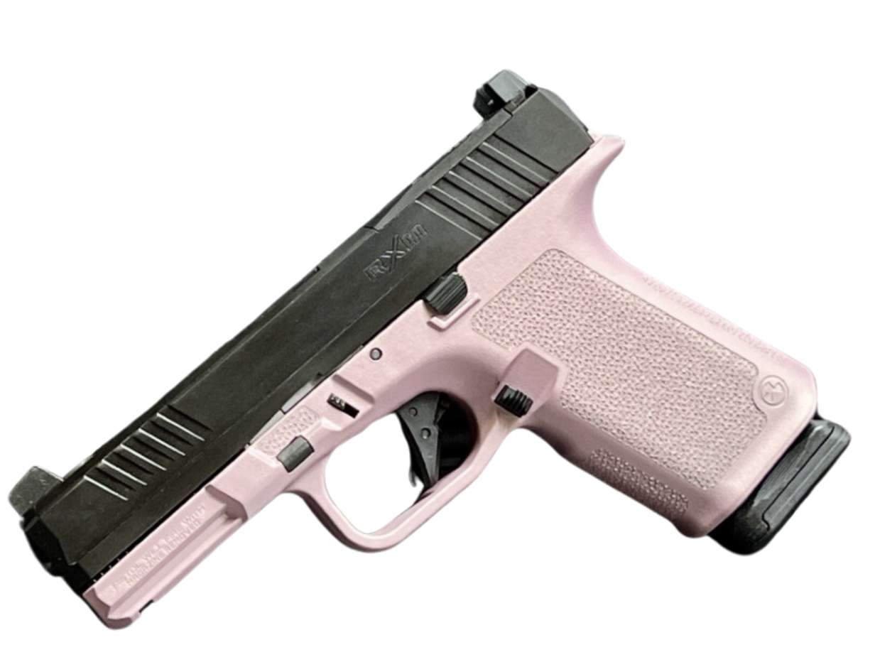 Ruger RXM 4" 9mm (2)15rd Pistol, Pink Champagne - 19400-PINK