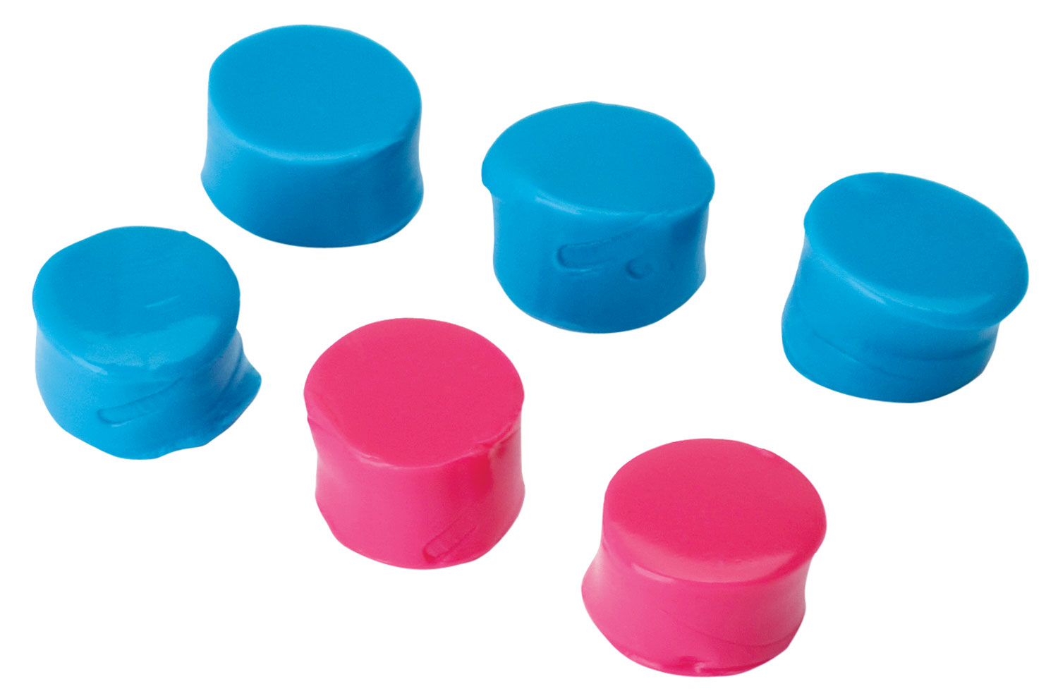 Walkers Game Ear Silicone Putty 32 dB Inside the Ear Plug, Pink/Teal, 3/pack - GWPSILPLGPKTL - Walkers Game Ear