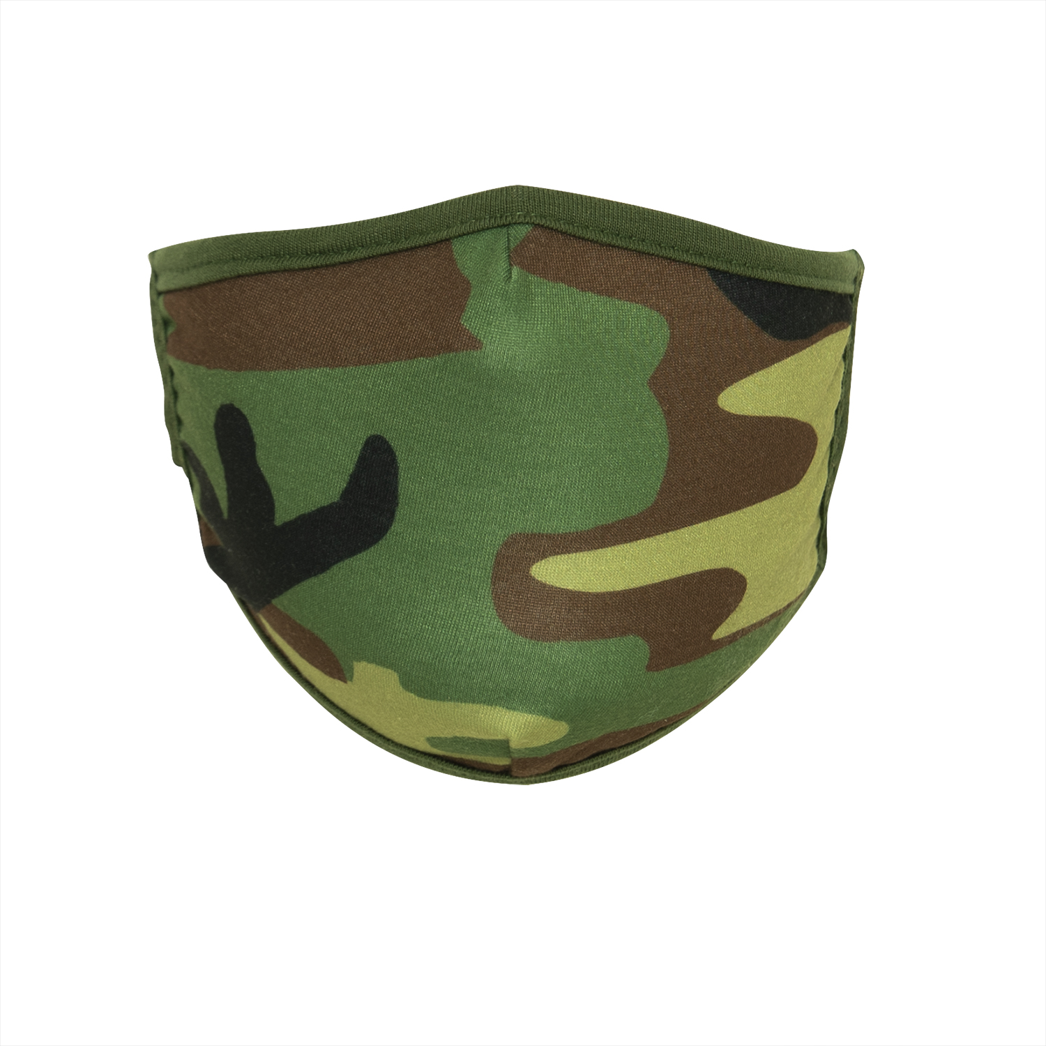 Rothco Rothco Camo 3-Layer Polyester Face Mask - Woodland Camo, Small - Medium