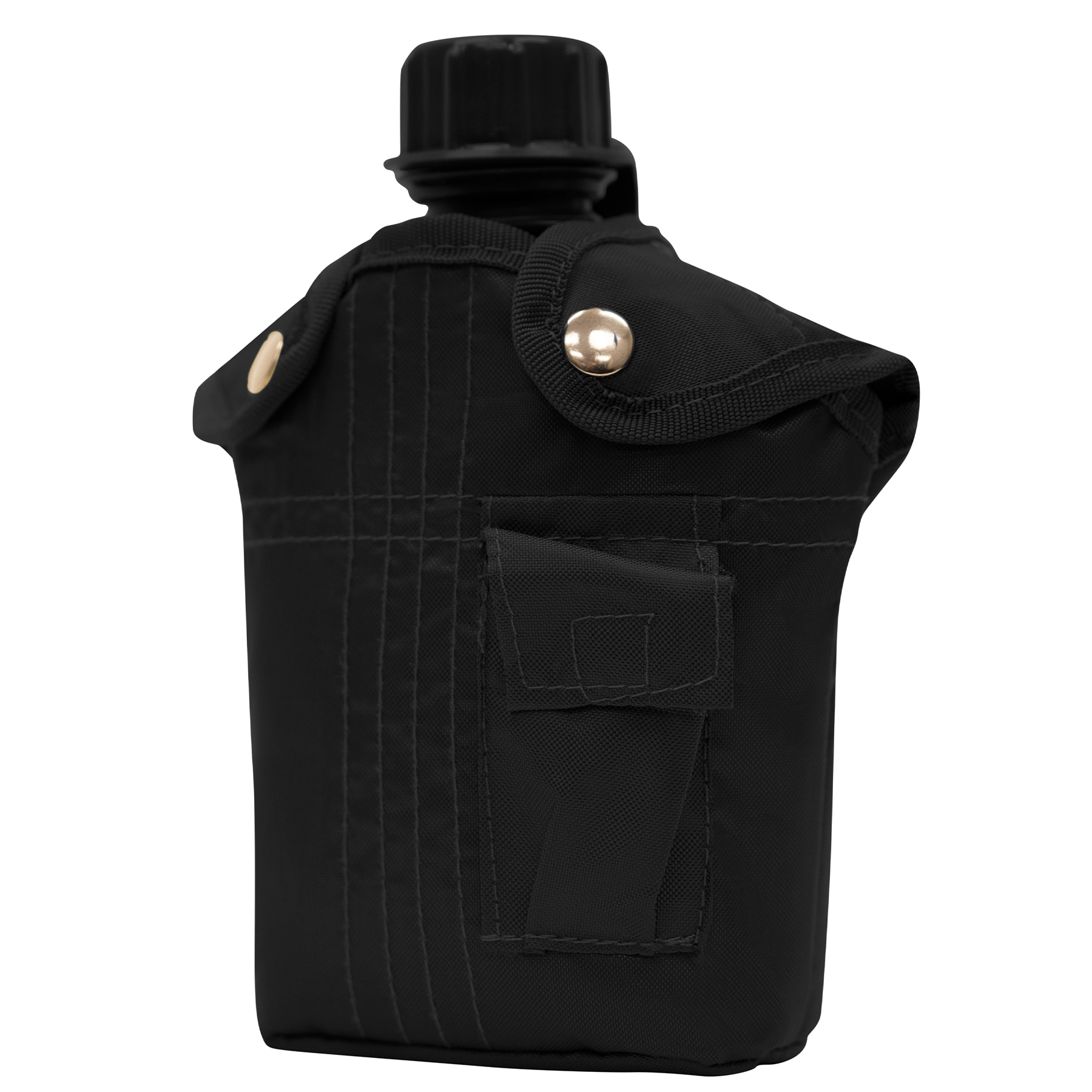 Rothco Rothco 3 Piece Canteen Kit With Cover Aluminum Cup - Black