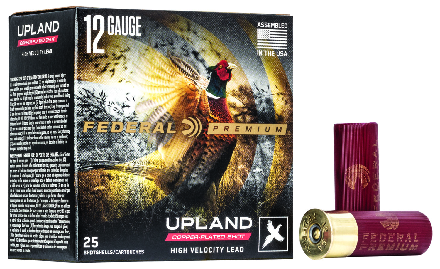 Federal 12ga 2.75" 1 7/8oz #4 WingShok HV Lead 25rds - P128 4