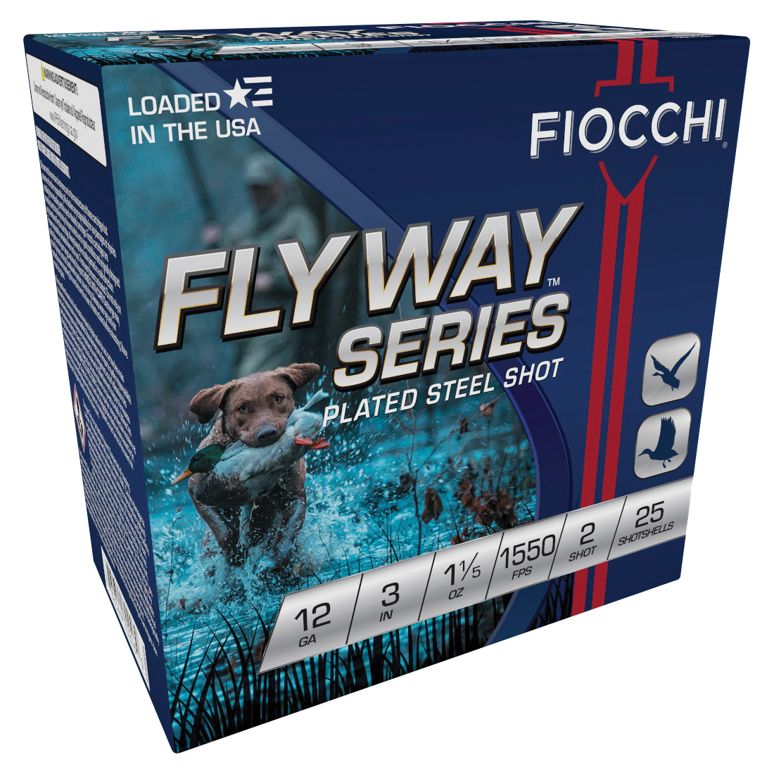 Fiocchi Flyway 12 Gauge 3" #2 - 1.20 oz - 25rds - 123ST152 - Fiocchi