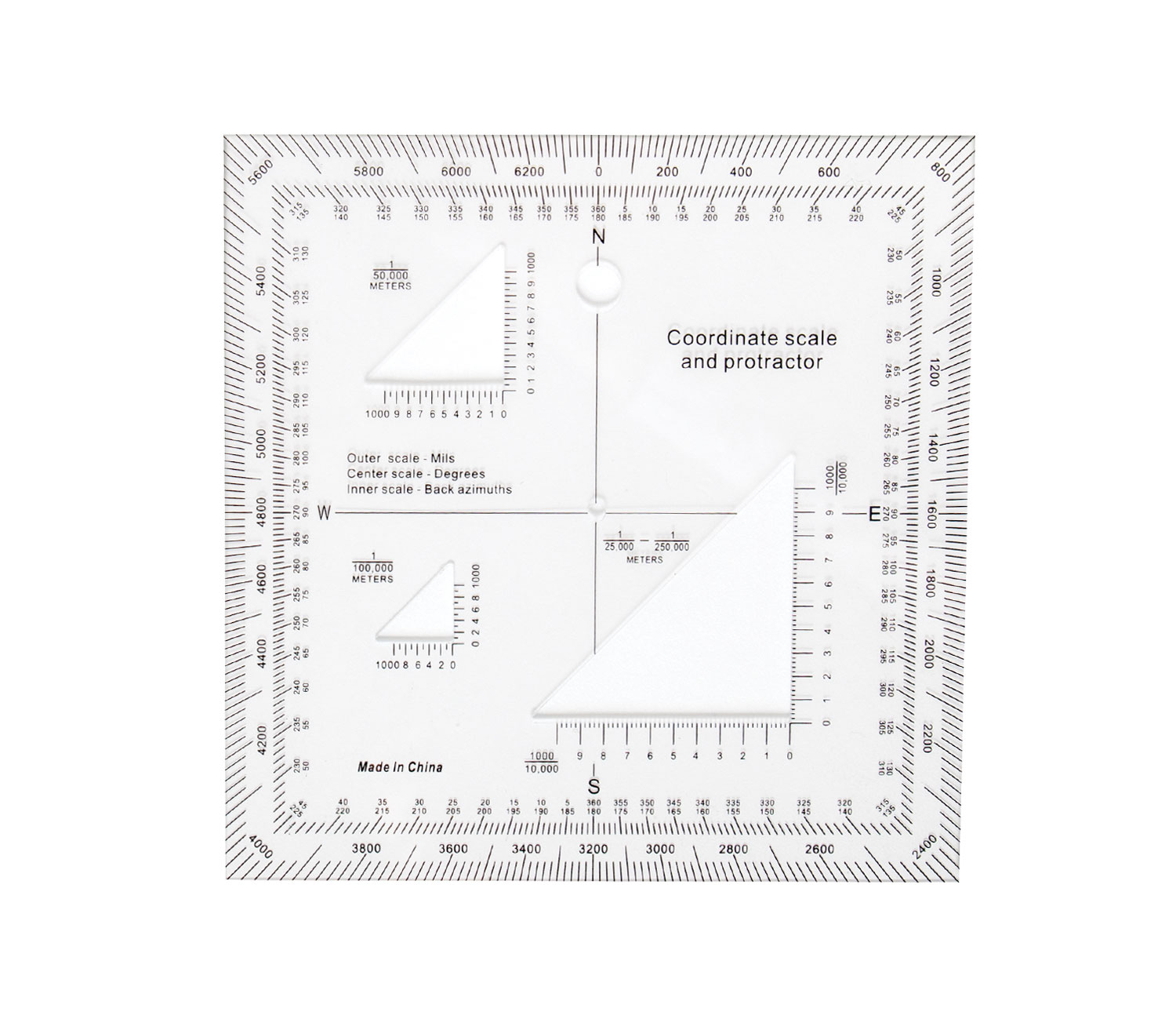 Rothco Rothco Coordinate Scale Protractor
