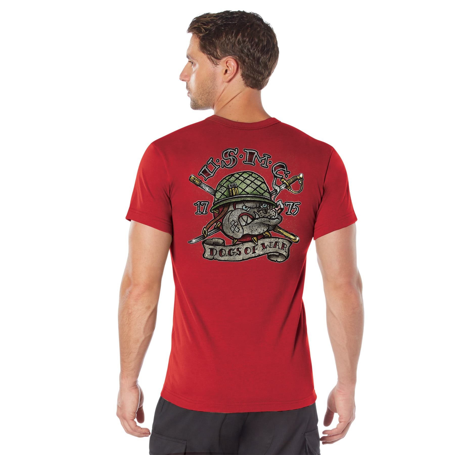 Rothco Rothco Usmc Dogs Of War T-Shirt - Red, Large
