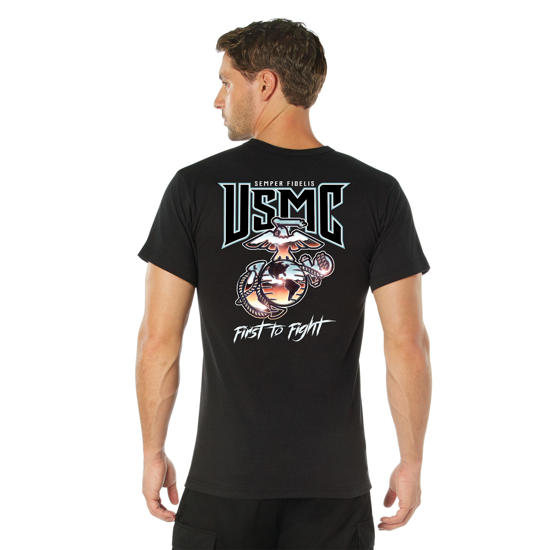 Rothco Rothco Usmc First To Fight T-Shirt - Medium