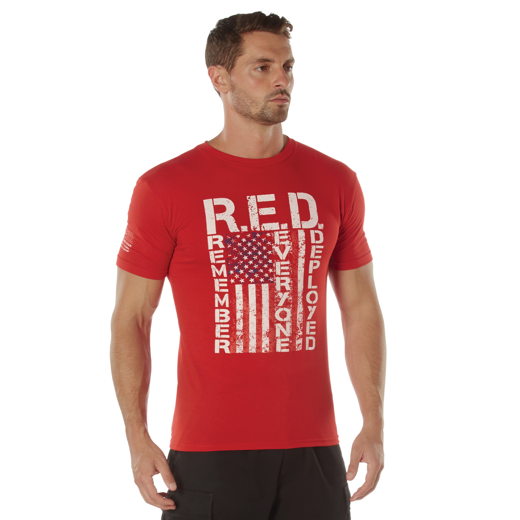 Rothco Rothco Athletic Fit R.E.D. Remember Everyone Deployed T-Shirt - Red, 3X-Large