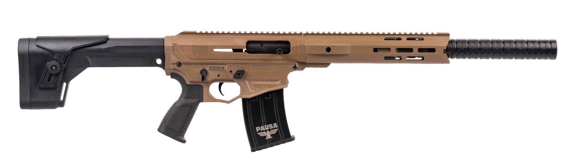 Panzer Arms Panzer Arms AR12 G5 Tactical 12 Gauge 18.5" Semi-Auto Shotgun w/Short Handguard, FDE