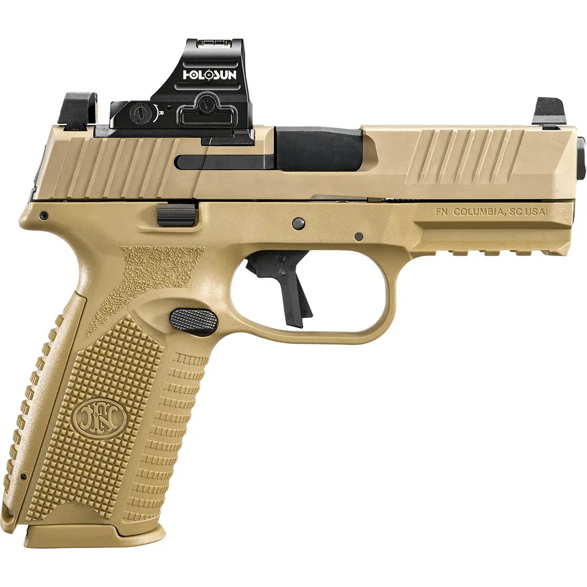 FN America 510 MRD 10mm 4.10" 15rd Pistol w/407c, Flat Dark Earth - 66-101910 - Fnh