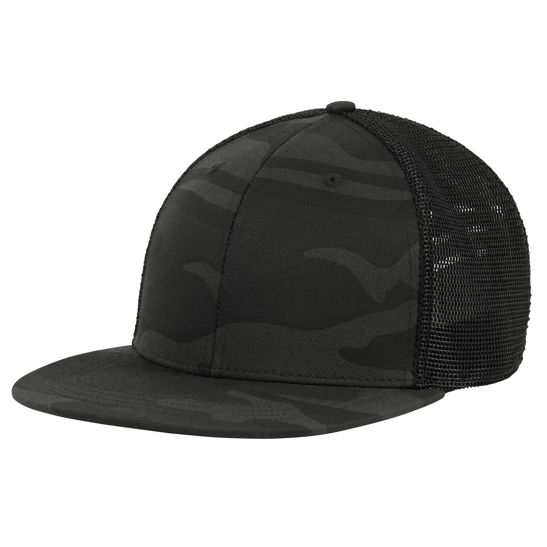 Rothco Rothco Midnight Camo Trucker Cap - Midnight Black Camo