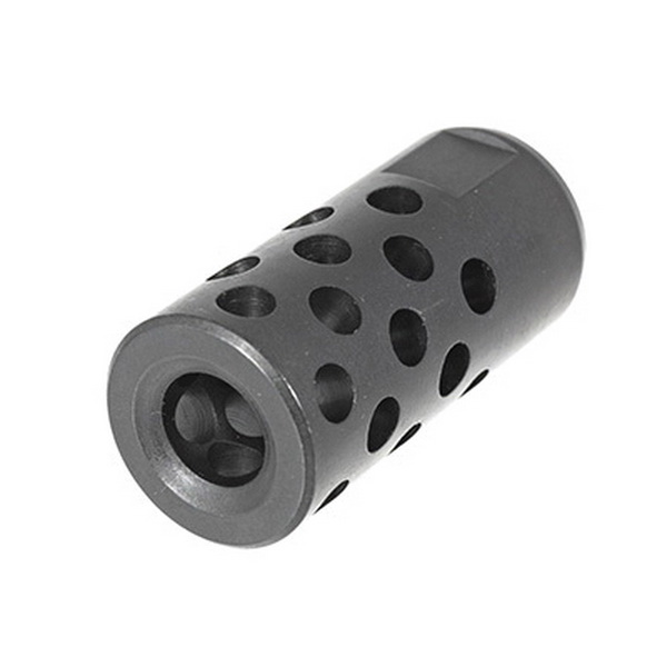 Reduce Recoil with Ruger Radial Port Muzzle Brake 1/2"-28 tpi, Matte Black - 90699 - Ruger